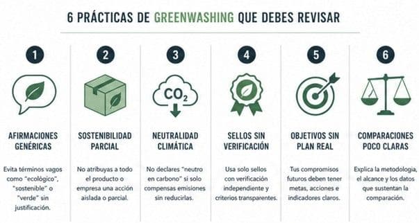 6 prácticas de Greenwashing que debes revisar